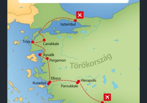 Isztambultól Antalyaig 8 Nap / 7 éj